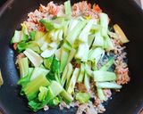 簡単♫激ウマ♫卵とろーり青梗丼♫作り方4写真