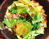 簡単♫激ウマ♫卵とろーり青梗丼♫作り方5写真