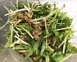 サバ缶と水菜のサラダ作り方3写真
