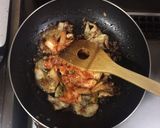 超簡単☆甘辛が旨い！こってり豚キムチ丼作り方9写真