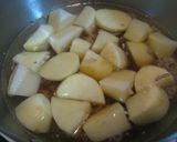 新じゃがの☆そぼろ煮作り方2写真