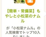 【簡単・常備菜】もやしと小松菜のナムル作り方7写真