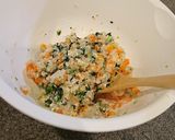 《離乳食後期》 野菜豆腐ハンバーグ♪作り方3写真