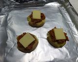 スマッシュポテトのミートチーズ焼き作り方3写真