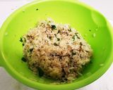 紫蘇としらすのおにぎり作り方1写真