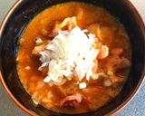 豚バラ肉と玉ねぎのピリ辛味噌煮込み作り方8写真