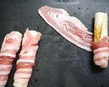 簡単！生姜焼き☆ちくわのチーズ豚バラ巻作り方1写真