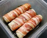 簡単！生姜焼き☆ちくわのチーズ豚バラ巻作り方2写真
