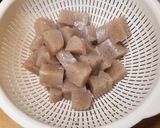 鶏もも肉とこんにゃくのごぼう煮作り方5写真