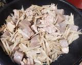 鶏もも肉とこんにゃくのごぼう煮作り方15写真