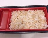 3月26日 きのこ野菜入り牛丼 詰め方作り方1写真