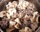 根菜と牛肉のうま煮作り方4写真