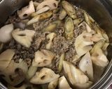 根菜と牛肉のうま煮作り方6写真
