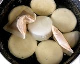 ふろふき大根の肉味噌がけ作り方2写真