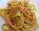 カレーヌードル残りスープでカレー焼うどん作り方7写真