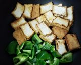 ☆厚揚げとピーマンのカレー炒め☆作り方5写真