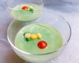 ほうれん草とマリームの冷製スープ作り方9写真