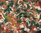 カーボロネロと豚ひき肉のトマト煮込み作り方6写真