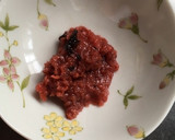 白だしで作るほうれん草と梅の和え物作り方2写真
