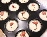 桜&抹茶&ココアのマーブルチーズケーキ☆作り方14写真