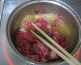 ☆お手軽料理☆　牛肉と小松菜の煮物作り方2写真