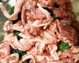 レンジで簡単豚こまとブロッコリーの甘辛煮作り方5写真
