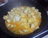 超簡単♬　麻婆豆腐風味の卵とじ作り方4写真