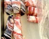 肉巻き ナス・ネギ・厚揚げ作り方2写真