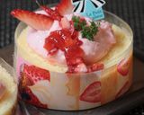 Fresh♡イチゴ果汁のロールケーキ作り方36写真