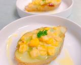 じゃがいもとコーンのバジルマヨシート焼き作り方6写真