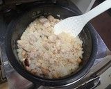 鶏肉とお豆のおこわ作り方3写真