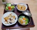 鶏肉とお豆のおこわ作り方5写真