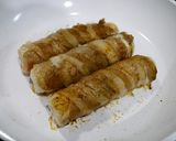 簡単！竹輪のチーズ肉巻き☆白だし煮作り方1写真