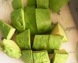 アボカドのごま味噌豆腐和え作り方3写真