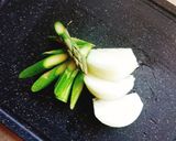 新玉とアスパラの豚味噌炒め♪作り方2写真