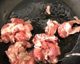 春キャベツと豚肉の和風胡麻パスタ作り方1写真