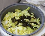 キャベツの炊き込みご飯作り方3写真