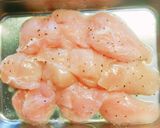 お弁当に♪ヘルシー♡ささ身の胡麻塩焼き作り方3写真