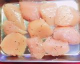 お弁当に♪ヘルシー♡ささ身の胡麻塩焼き作り方4写真