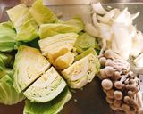 ウマッ！焦がしキャベツとベーコンの蒸し煮作り方1写真