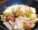 ウマッ！焦がしキャベツとベーコンの蒸し煮作り方3写真