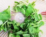 ルッコラのマヨ卵炒め作り方1写真