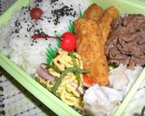 ✿お弁当彩りに❀カニかまと✿錦糸玉子作り方4写真