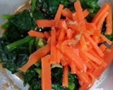 簡単ほうれん草のごま和え作り方6写真