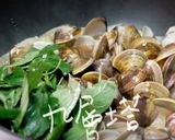 台湾風はまぐりバジル炒め｜塔香炒蛤蜊作り方6写真