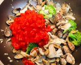 春・本格的あさりのトマトパスタ作り方6写真
