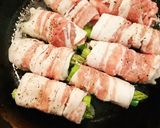 アスパラ豚巻きごま油生姜塩ダレ作り方3写真