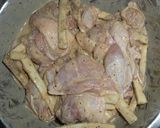 ✿手間無く一緒❀鶏の唐揚げと✿ごぼう揚げ作り方4写真