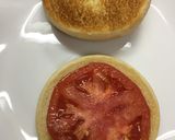 ハンバーガー(ミートボール&トマト)作り方3写真