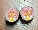 寿司型・模様巻き(桜の木2個だけ弁当用)作り方14写真